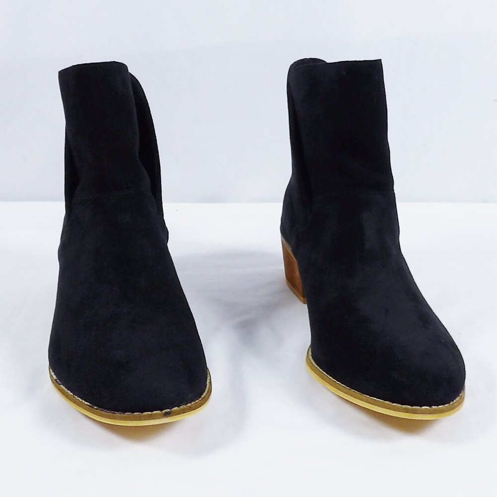 Corkys Hey Girl SPILL THE TEA Black Envelope Ankle Bootie Size 10 New in Box - Picture 5 of 11